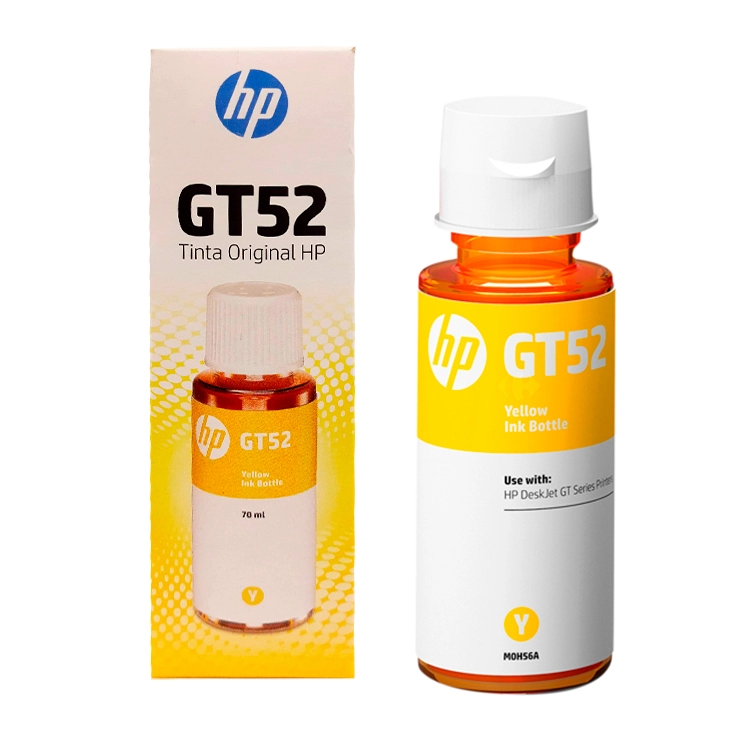 Tinta HP GT52 Amarillo 70 Ml Art. MOH56AL